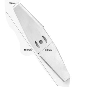 15cm ใบมีดตัดหญ้า ใบตัดหญ้า 8ใบมีดเหล็ก สำหรับเครื่องตัดหญ้าไฟฟ้า ใช้ตัดหญ้าและกิ่งเล็ก