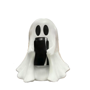 Halloween Specter Beverage Holder Haunting Display Stand For Themed Parties Safe Plastic Interchangeable Can Rack