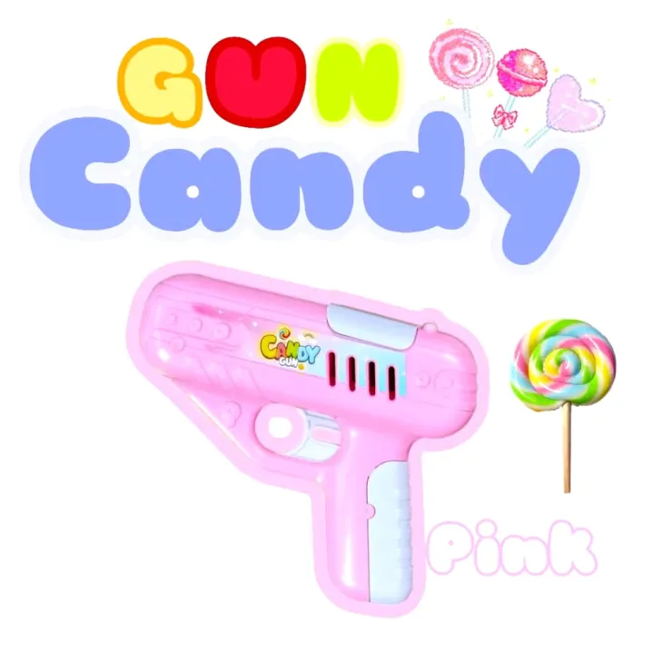 Mainan Pistoll Permen Lolipop Candy Gun Lollipop Viral/Mainan Pistol ...