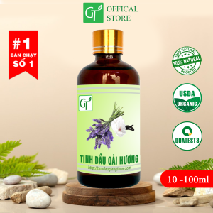 Tinh Dầu Oải Hương | Lavender Nguyên Chất Chai 10-100ml - Hương Thơm Sang Trọng - Pháp