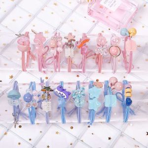 [Kèm video] Combo Sét 8 Dây Cột Tóc Nữ Siêu Dễ Thương Thun Co Giãn Siêu Bền Nhiều Hình Dạng Cute Dùng Cho Người Lớn Và Cả Em Bé Phụ Kiện Siêu Dễ Thương