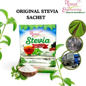 [Dr Sweet] 2g x 50 Stevia Sachet | Pemanis Semulajadi | Sweetener | No Calorie | Organic | Halal