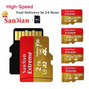 SanDisk Memory Card Extreme PRO microSDXC Card /128GB /256GB/512GB/1TB/2TB Read Speed 100MB/s TF Card U3 4K UHD Micro