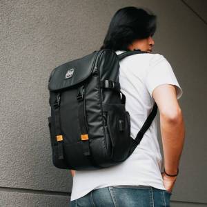 Mokamula GENUS PRO 2 | Tas Ransel Pria Wanita Waterproof | Backpack Anti Air Fit In Laptop 156 Inch | Bahan Polyester Premium