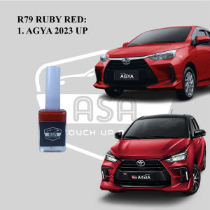 R79 Cat Oles Penghilang Baret Lecet Gores Mobil Toyota Agya Merah 2023 Ruby Red Metalik Original