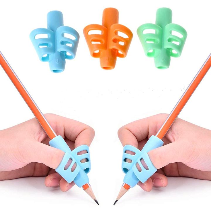 MnKC 3PCS per Set 3-12 Years Children Pencil Holder Pencil Grip For Kids  Correction Hold Pen Training Writing Grip Posture Tool Learning Tool  Lazada