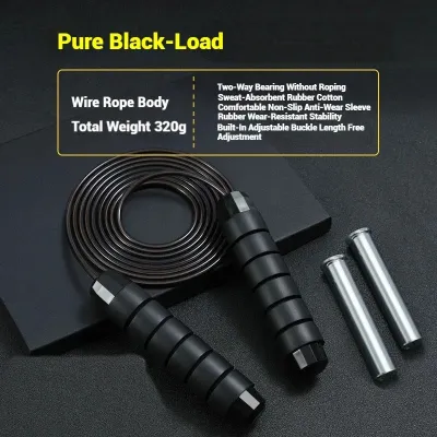 Skipping Rope Crossfit Speed Training Exercise Adjustable Length Wire Rope Jump Rope