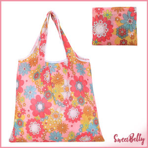 Sweet Belly ถุงผ้าช้อปปิ้งพับได้ อเนกประสงค์ แบบพกพา เป็นมิตรกับสิ่งแวดล้อม Shopping bag