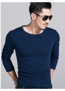 Áo giữ nhiệt Nam trơn cổ tròn lót nỉ dài tay dày dặn AGN01 [CEC Store]