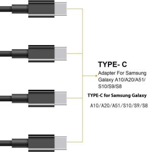Lebi một đến bốn Cáp Sạc 4 Đầu Android bốn trong một cáp dữ liệu bốn TypeC sạc nhanh nhiều đầu
