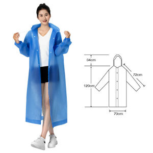 เสื้อกันฝนแบบใช้แล้วทิ้ง เสื้อกันฝน พกพาสะดวกสบาย คุณภาพดี การทำให้ข้นขึ้น Raincoat เดินป่า ล่องแพ คอนเสิร์ต มาราธอน