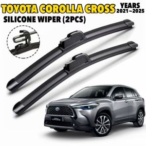 【2Pcs】Toyota Corolla Cross Wiper Years 2021~2025 Front Windscreen Wiper Silicone Soft Windshield SF16 SF26