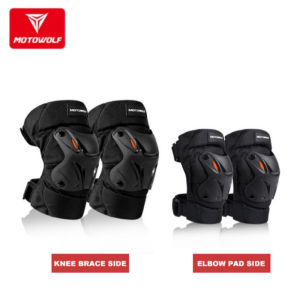 Pelindung Siku Tangan Motowolf Elbow Pad Pelindung Lutut Futsal Motor