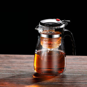 【HOT SALE👍】High Borosilicate Glass Teapot with Infuser Clear Glass Tea Pot- Heat Resistant Loose Leaf Tea精美茶壶