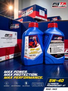 Pista Lubes Ultrasyn Powerscoot 4T 1L 5w-40 API SP | JASO MB 12pcs/1Box