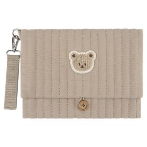 Đa Chức Năng Bé Du Lịch túi đựng tã Dễ Dàng Đính Đính kèm Để Xe Đẩy Nhỏ Gọn thiết kế có thể gập lại Với Gấu Thêu