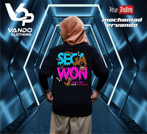 Vando Kaos Segawon Moro Pas Butuh Mawon Baju Kata Kata Tshirt Distro Lengan Panjang Pria Wanita