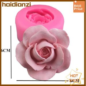 haidianzi 3D Flower Rose shape Silicone Fondant Soap Cake Mold Cupcake Baking Tool