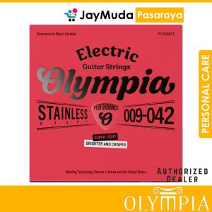 Olympia Electric Guitar Strings Full Stainless Steel PF-E0942S Super Light Brighter Crisper 009-042