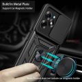 itel A70 2023 Shockproof Armor Casing For For itel A70 itelA70 A 70 70A 4G 5G 2023 Push Pull Camera Protect Phone Case Car Magnet Holder Ring Shockproof Back Cover. 