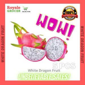 Royale Grocer Fresh White dragon fruits 白色火龙果