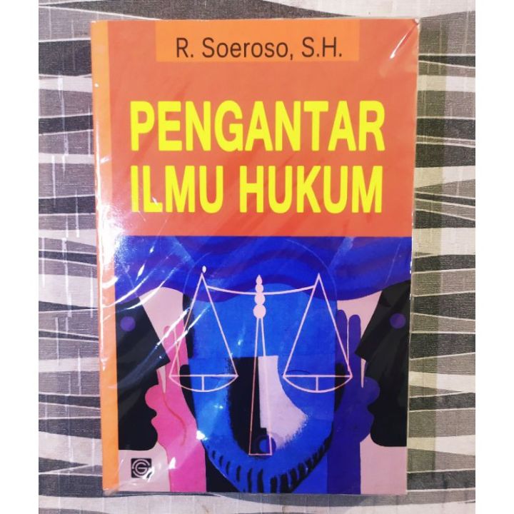 PENGANTAR ILMU HUKUM PENULIS SOEROSO Buku Hukum Bahasa