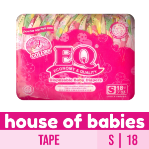 EQ Colors Budget Pack Small 18 - Tape Baby Diapers