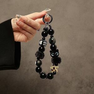 {SG Local} Mobile Phone Strap 10 Design Ins Style Anti-Lost Short Wrist Lanyard