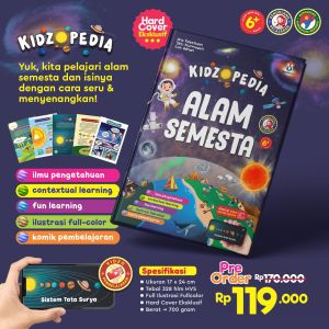 GMB Buku Kidzopedia Alam Semesta Ziyad Books / Buku Sains Anak / Buku Ilmu Pengetahuan Alam / Buku Anak Tata Surya