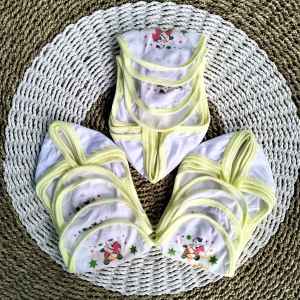 Seri Merah 12 Pcs Popok Bayi Baru Lahir Popok Ikat Kain Cuci Ulang 100% Kualitas Premium