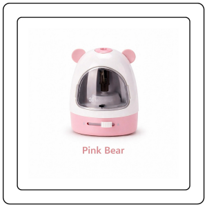 【JJ HOME】Cute Animal Electric Pencil Sharpener / Battery or USB Powered / Adjustable Point/Replaceable Cutter