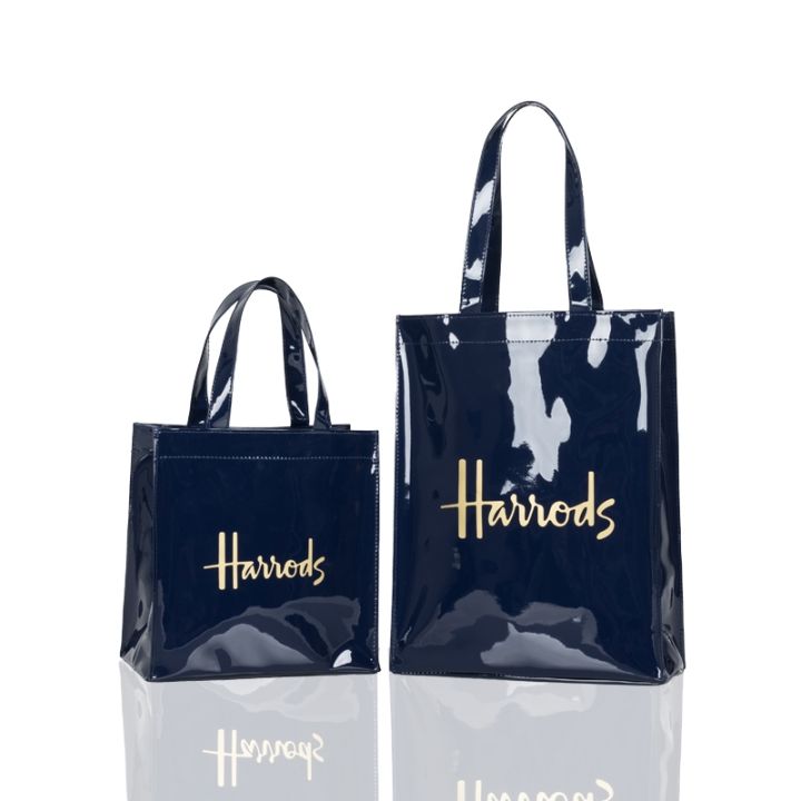 Britain Harrods Casual Shoulder Bag Simple Handbag Bag Organizer Trend Book Bag Waterproof Tote Bag Lunch Bag