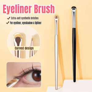Talao Makeup Brush Ultrathin Curved Eye Brush Multi-use Tool for Eyeliner Under Eyebrow Shadow 1Pc