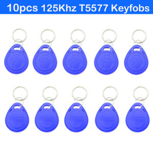 Boland 10PCS RFID 125KHz T5577 Card Read Writer 13.56MHz UID Copy NFC Programmer การ์ดเขียนซ้ำได้