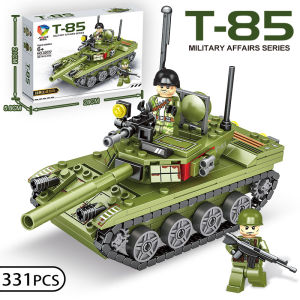 Mainan Kanak Kanak Military Tracked Tank Building Blocks Educational Toys For Kids