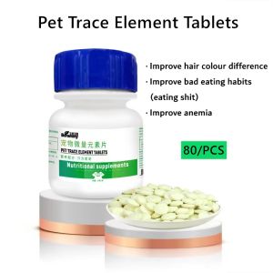 Pet Dog Supplement Cat Vitamin Multivitamin Probiotics Beauty Hair Bulu Bone Calcium 180pcs