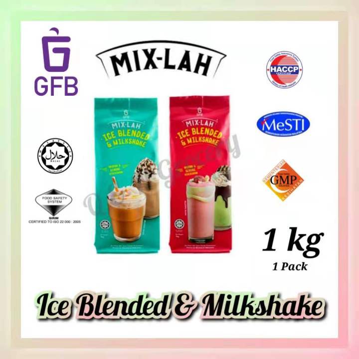 Gfb Mix Lah Ice Blended And Milkshake Powder 1kg Lazada 5096