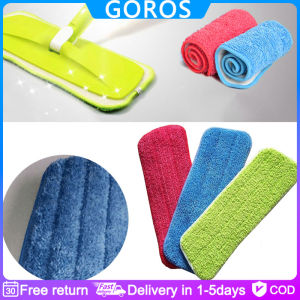 【in Spot】Mop Head Replacement Cloth Microfiber Mop Pad Paste Cloth Cover Glue-type Floor Cleaning Home Spray Water Spraying Flat Dust Original 360 healthy spray mop