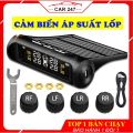 Cảm Biến Áp Suất Lốp Ô Tô, Cảm Biến Áp Suất Lốp Van Ngoài TPMS - Màn Hình Sử Dụng Năng Lượng Mặt Trời. 