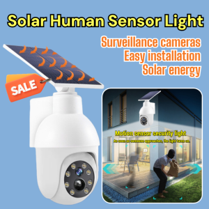 Surveillance Camera Cctv Camera Outdoor Garden Lights Human Sensor Lighting Solar Charging Durable