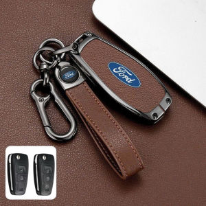 Ốp Khóa Kim Loại -Xe Ford Smartkey Chìa Gập Ford RangerXLS Raptor ExpolerEverest EcosportTerritory Mặt Trong Suốt