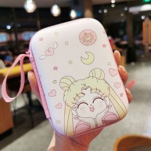 MARRIITT EVA Data Cable Storage Box Kuromi Pachacco Winnie Large Capacity Lipstick Case Multifunctional Charger Protective Cover Outdoor Travel