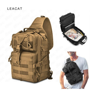 Leacat 20L ยุทธวิธีกระเป๋าเป้สะพายหลัง Molle กันน้ำ EDC กระเป๋าเป้สำหรับเดินป่ากลางแจ้ง