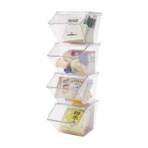 4pcs Capsule Coffee and Tea Bag Storage Box Acrylic Candy Organizer Rack Desktop Sundries Container
