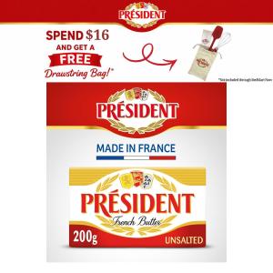 President Unsalted Butter Block