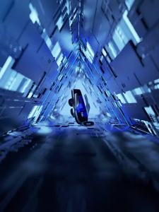 New Q9 Car Phone Holder   Intelligent induction automatic opening and closing wireless charging navigation stand