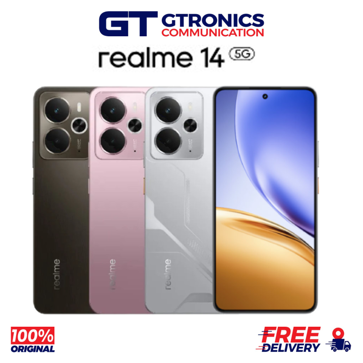 Realme 14 5G | 12GB + 256GB – Original Malaysia Set