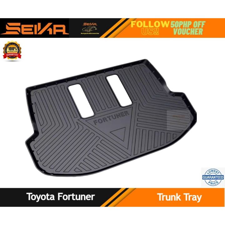 Toyota Fortuner (2005-2024) Cargo Trunk Tray Matting | Lazada PH