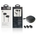 SoundMAGIC E11 Wired Earbuds  No Microphone HiFi Stereo Earphones Noise Isolating in Ear Headphones Powerful Bass Tangle Free Cord Black or Gunmetal. 