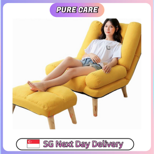 【Pure Care】 F5 Foldable Lazy Sofa Chair / Sofa Bed with Legrest